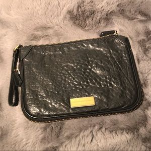 MARC JACOBS Leather Clutch Wristlet Expandable